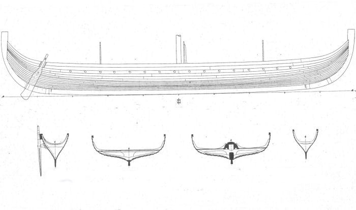 Gokstad Viking Ship Model Plans